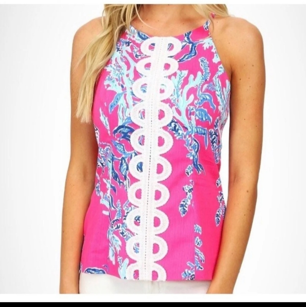 Lilly Pulitzer Annabelle samba top.